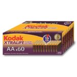 Батарейки Kodak LR6-60 (4S) colour box XTRALIFE Alkaline [KAA-60] (60/720/20160)
