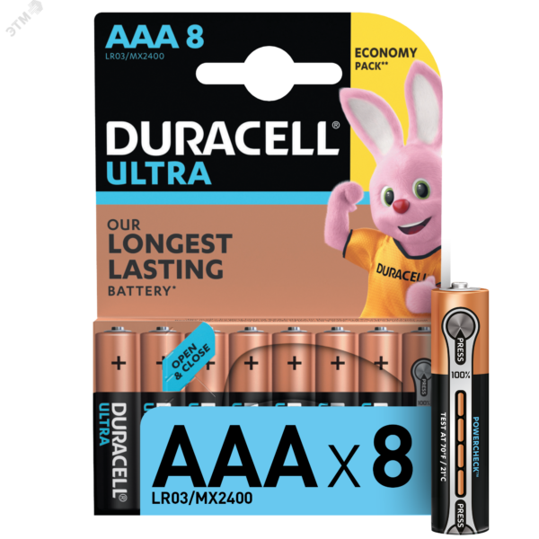 Duracell LR03 BL8 ULTRA POWER (8/80/40320)