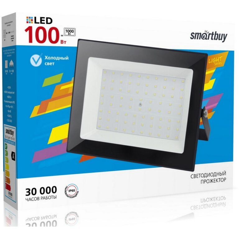 Светодиодный (LED) прожектор FL SMD Pro 100W/6500K/IP65 (SBL-EFL-100-65)