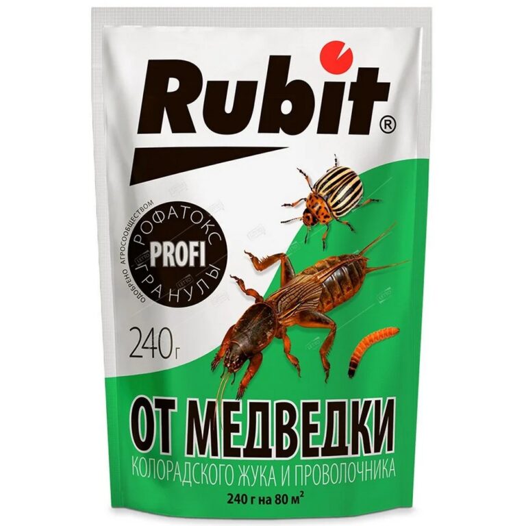 Средство от медведки, проволочника, колорад. жука РОФАТОКС 240г дой-пак (30) Рубит