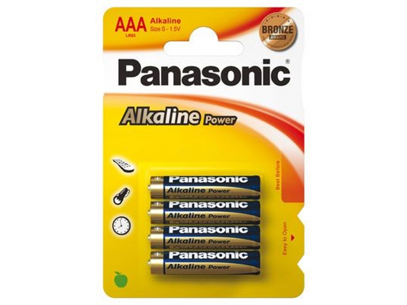 Panasonic LR03 Alkaline Power BL*4 (стикер) батарейка Panasonic LR03 Alkaline Power BL*4 (стикер) батарейка