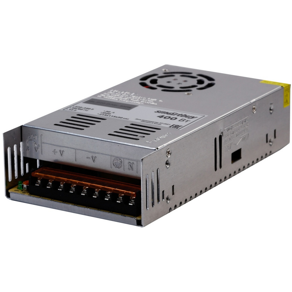 Драйвер (LED) IP20-400W для LED ленты (SBL-IP20-Driver-400W) Драйвер (LED) IP20-400W для LED ленты (SBL-IP20-Driver-400W)
