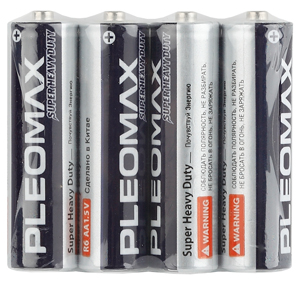 Батарейки Pleomax R06-4S (60/1200)
