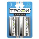 Батарейки Трофи LR20-2BL ENERGY POWER Alkaline (12/96/3456)