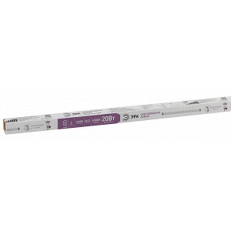 Лампа светодиодная ЭРА STD LED T8-20W-865-G13-1200mm G13 поворотный 20Вт трубка стекло холодный дневной свет