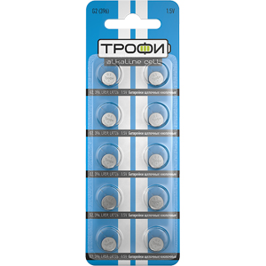 Батарейки Трофи G2 (396) LR726, LR59 ENERGY POWER Button Cell (200/1600/153600)
