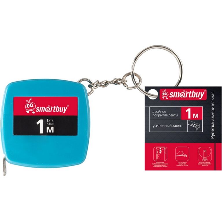Рулетка 1 метр, пластик, промо, Smartbuy tools