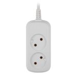 Удлинитель электрический ЭРА UDL-10-230 Greenline 2 розетки без заземления 3м ПВС 2x0.75мм2