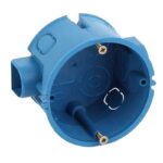 Коробка установочная ЭРА KUTS1-68-45-green зеленая 68х45мм для твердых стен с саморезами, один стыко
