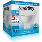 Светодиодная (LED) Лампа Smartbuy-GU5,3-05W/6000 (SBL-GU5_3-05-60K-N)