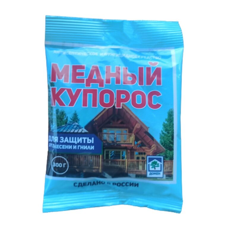 Медный купорос 300гр (Антисептическое, быстрорастворимое средство) ДОМЕН