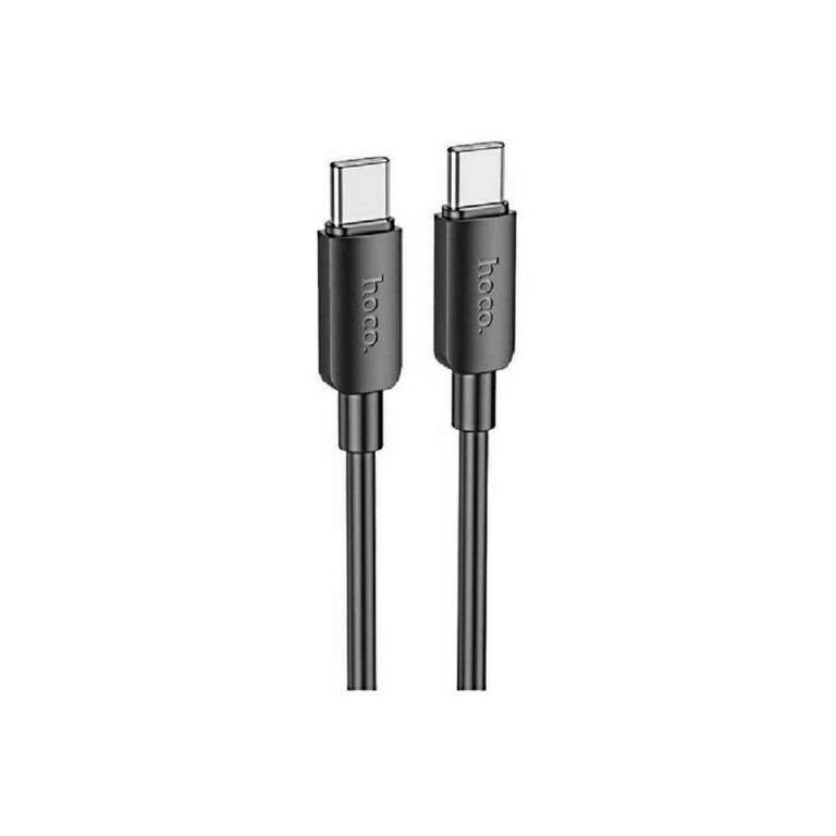 Дата-кабель USB 3.0A 60W для Type-C Type-C Hoco X96 ПВХ 1м (Black)