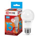 Лампа светодиодная LED-A60-VC 15Вт 230В Е27 4000К 1430Лм IN HOME