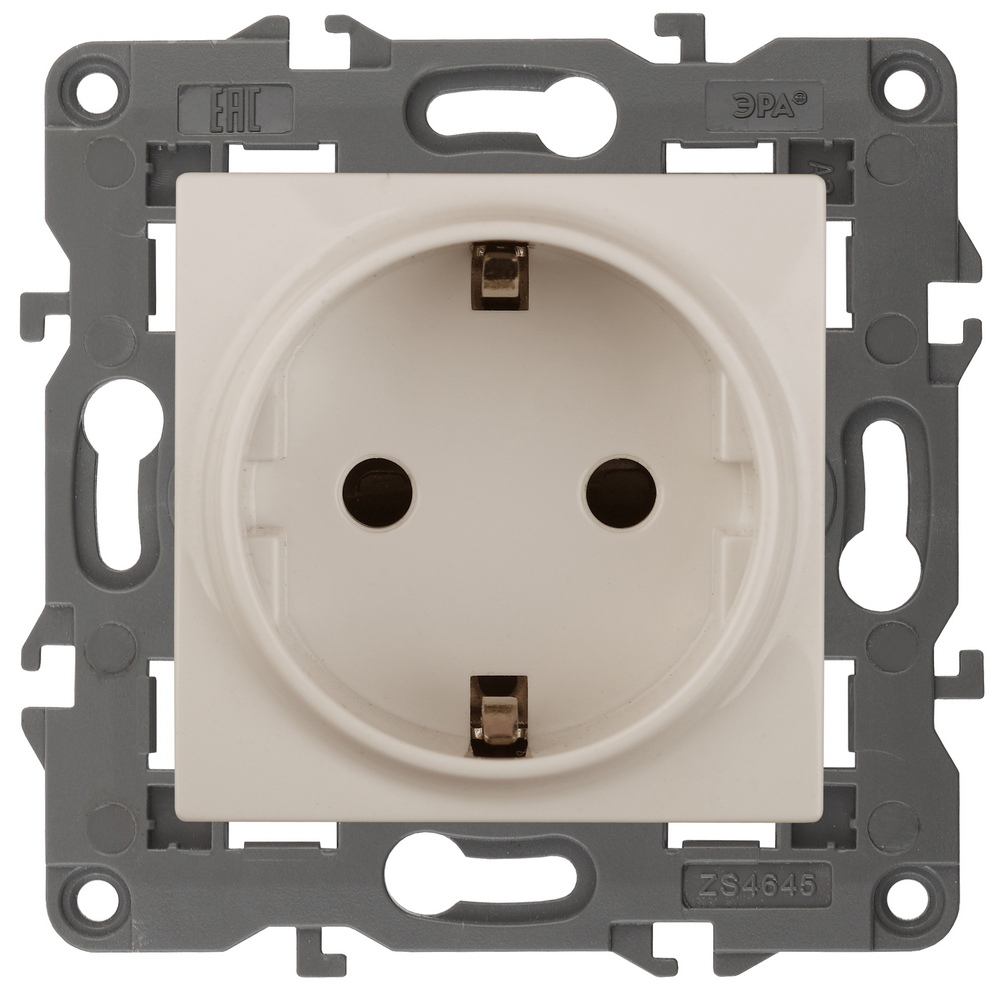 14-2101-02 ЭРА Розетка 2P+E Schuko, 16A-250В, IP20, Эра Elegance, сл.кость (10/100/2100) 14-2101-02 ЭРА Розетка 2P+E Schuko, 16A-250В, IP20, Эра Elegance, сл.кость (10/100/2100)