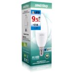 Светодиодная (LED) Лампа Smartbuy-C37-9,5W/6000 (SBL-C37-9_5-60K-E14)