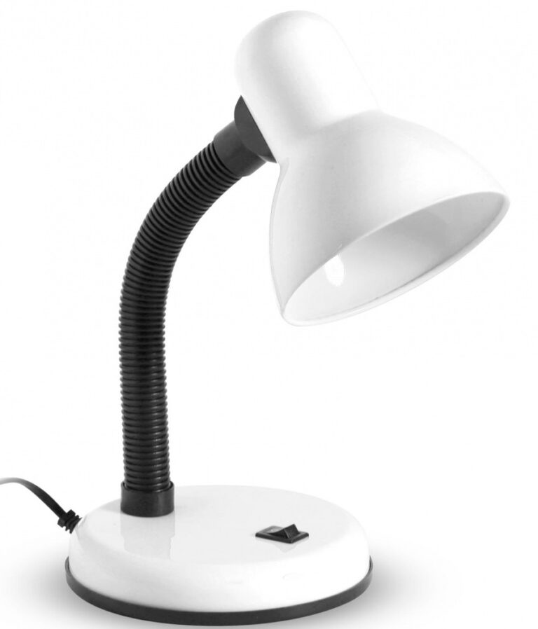 Настольный светильник Smartbuy Е27 белый (SBL-DeskL-White)