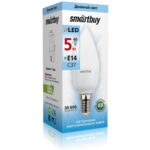 Светодиодная (LED) Лампа Smartbuy-C37-05W/4000/E14
