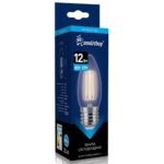 Светодиодная (LED) Лампа FIL Smartbuy-C37-12Вт/6500К/E27 (SBL-C37F-12-65K-E27)