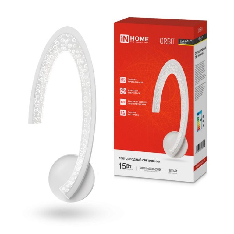 Светильник светодиодный ELEGANT ORBIT 15Вт 230В 3000-6500K 1200Лм STEP COLOR белый IN HOME