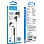 Наушники вакуумные AUX разъём с МК и рег.громкости длина 1.2м Hoco M102 (Black)