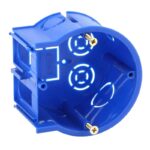 Коробка установочная ЭРА UP-68-45-E концевая синяя UniPost 68х45мм для твердых стен IP30
