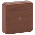 ЭРА Коробка распаячная 75х75х20 (без клеммы) дуб IP40 ЭРА (100/3000)