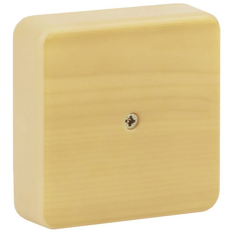 ЭРА Коробка распаячная 75х75х20 (без клеммы) сосна IP40 ЭРА (100/3000) ЭРА Коробка распаячная 75х75х20 (без клеммы) сосна IP40 ЭРА (100/3000)