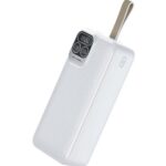 Perfeo Powerbank Atomic Age 30000 mAh/LED дисплей/PD + QC 3.0/Type-C/2 USB/Выход: 5A, max 22.5WWhite