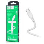 Кабель GFPower 23T USB (m)-Type-C (m) 2.0м 2.1A ПВХ белый (1/200/800)