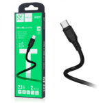 Кабель GFPower 23T USB (m)-Type-C (m) 2.0м 2.1A ПВХ черный (1/200/800)