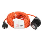 Удлинитель силовой ЭРА UPx-1-2x0.75-10m в бухте без заземления 1 розетка 10м ПВС 2х0.75мм2