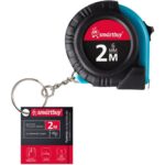 Рулетка 2 метра, пластик и резина, промо, Smartbuy tools