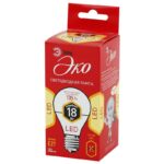 Лампочка светодиодная ЭРА RED LINE ECO LED A65-18W-827-E27 Е27 / E27 18Вт груша теплый белый свет