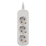 Удлинитель электрический ЭРА UDL-16-315-E Greenline 3 розетки с заземлением 1,5м ПВС 3x1мм2