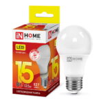 Лампа светодиодная LED-A60-VC 15Вт 230В Е27 3000К 1430Лм IN HOME