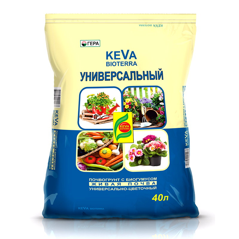 Почвогрунт KEVA BIOTERRA Универсальный 40л Почвогрунт KEVA BIOTERRA Универсальный 40л