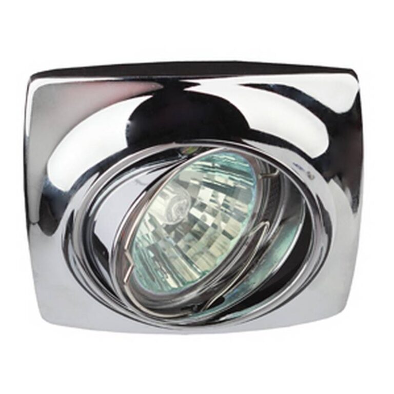 KL63A CH Светильник ЭРА литой пов. MR16,12V/220V, 50W хром (100/1200)