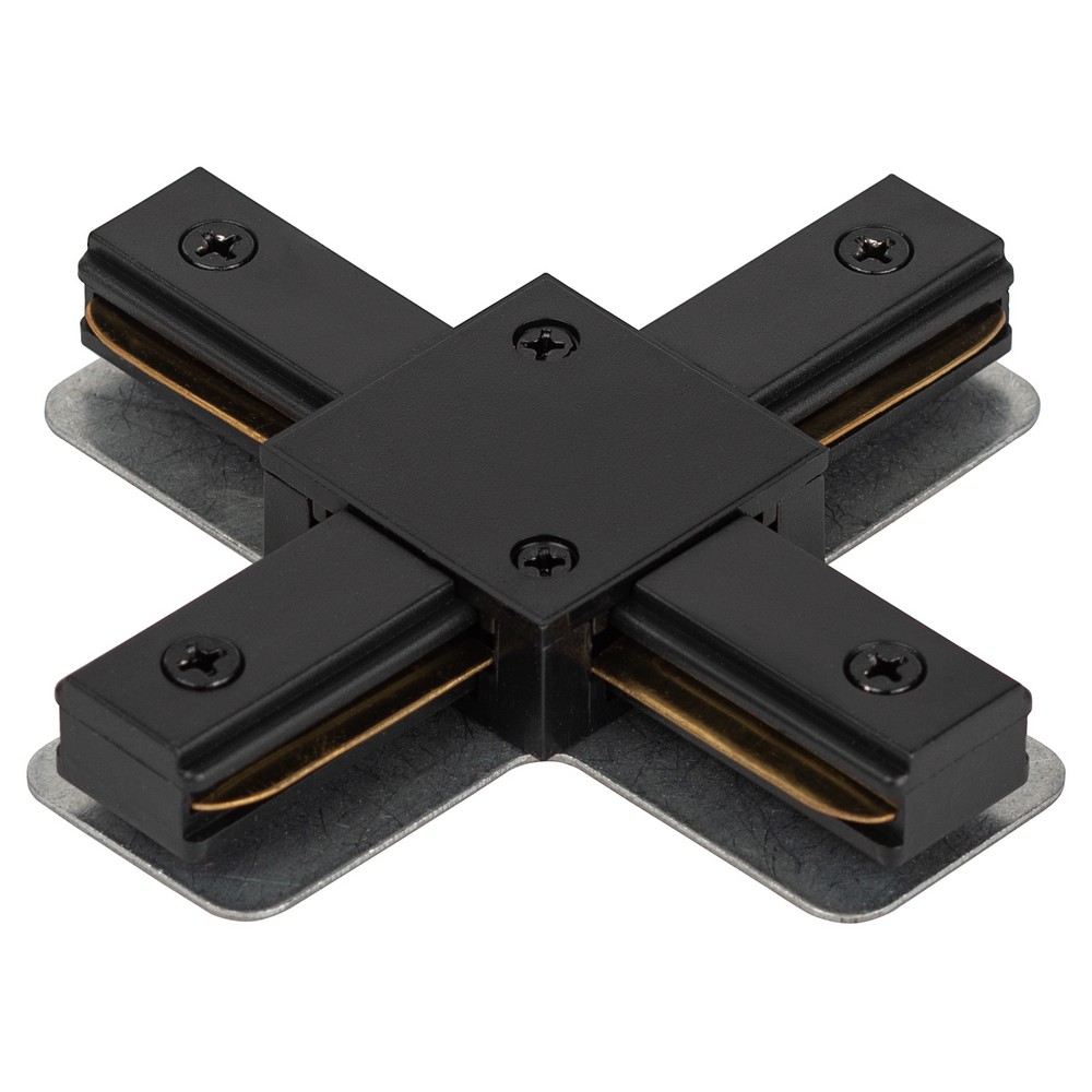 Коннектор ЭРА TR-1PA-СX-BK X-образный для однофазного шинопровода черный Коннектор ЭРА TR-1PA-СX-BK X-образный для однофазного шинопровода черный