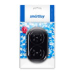 Колодка Smartbuy бакелитовая, 2 гнезда 10А/2,2кВт без заземления (SBE-10-2-00-BN)