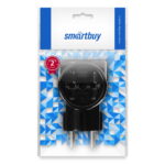 Разветвитель Smartbuy, 3 гнезда с заземлением бакелитовый 16А 250B (SBE-16-A06-3z)