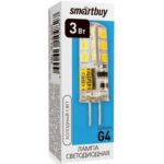 Светодиодная (LED) Лампа Smartbuy-G4-3W/6000/G4 (SBL-G4-3-60K)