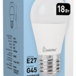 Светодиодная (LED) Лампа Smartbuy-G45-18W/4000/E27 (SBL-G45-18-40K-E27)