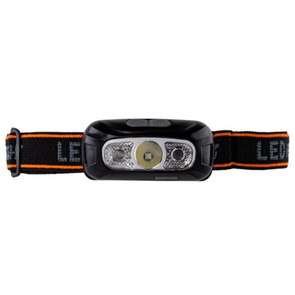 Фонарь налобный COB+LED, сенсор, налобный ремень, Type C, ABS, Smartbuy