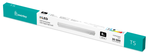 Светодиодный (LED) светильник T5 Smartbuy 8Вт матовый 300 мм (SBL-T5-8-65)