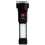 Фонарь светодиодный, с прямым LED и боковым светом,  MicroUSB, раскалыват. 16,8х5 см, ABS, Smartbuy