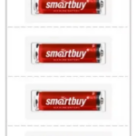 Батарейка алкалиновая Smartbuy LR6/5B strip (60/600)  (SBBA-2A05B)