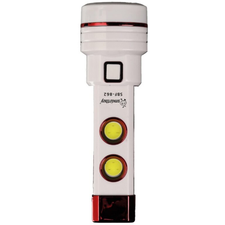 Фонарь аккумуляторный LED+2*COB бок.,  4 режима, 14500, MicroUSB, ABS, 12х3,5 см, Smartbuy