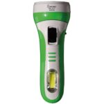 Фонарь LED+COB бок. с зарядкой от сети 220 В встроенная вилка, 2 режима, ABS, 15х5.5 см, Smartbuy
