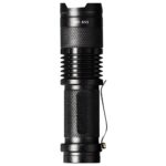 Фонарь аккумуляторный XPE LED, MicroUSB, алюминиевый, 3 режима, 14500, кейс, кабель, 9.5х d2.3 cм, Smartbuy