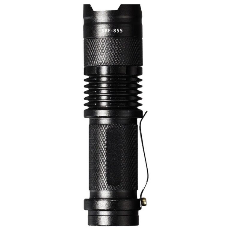 Фонарь аккумуляторный XPE LED, MicroUSB, алюминиевый, 3 режима, 14500, кейс, кабель, 9.5х d2.3 cм, Smartbuy